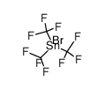tris(trifluoromethyl)bromostannane结构式
