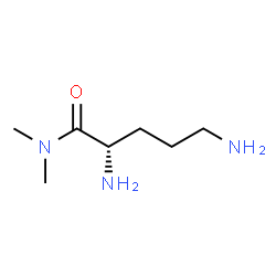 Pentanamide, 2,5-diamino-N,N-dimethyl-, (2S)- (9CI) Structure