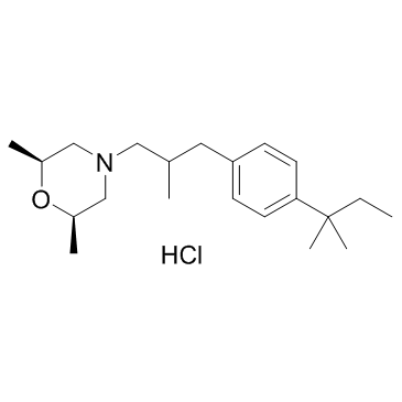 Amorolfine hydrochloride structure