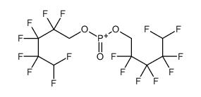 bis(2,2,3,3,4,4,5,5-octafluoropentoxy)-oxophosphanium Structure