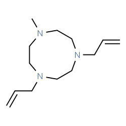 1H-1,4,7-Triazonine,octahydro-1-methyl-4,7-di-2-propenyl-(9CI)结构式
