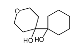 4-(1-hydroxycyclohexyl)oxan-4-ol Structure