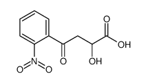 4-(2-Nitrophenyl)-4-oxo-2-hydroxybutanoic acid结构式
