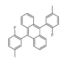 9,10-bis(2-fluoro-5-methylphenyl)anthracene Structure