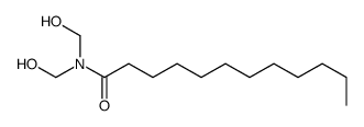 N,N-bis(hydroxymethyl)dodecanamide结构式