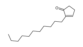 2-undecylcyclopent-2-en-1-one Structure