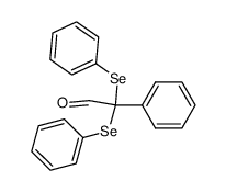 2,2-bis(phenylselenenyl)-2-phenylacetaldehyde Structure