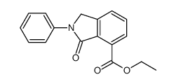 ethyl 3-oxo-2-phenyl-1H-isoindole-4-carboxylate Structure