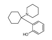 2-Hydroxy-N-(1-phenylcyclohexyl)piperidine结构式