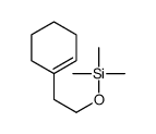 1-Trimethylsiloxy-2-(1-cyclohexenyl)ethane结构式