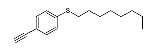 1-ethynyl-4-octylsulfanylbenzene Structure