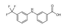 Benzoic acid, 3-[[3-(trifluoromethyl)phenyl]amino] Structure