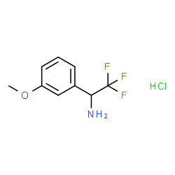 2,2,2-Trifluoro-1-(3-methoxyphenyl)ethanamine hydrochloride structure