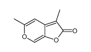 3,4-Dimethyl 2H-Furo[2,3-c]pyran-2-one结构式