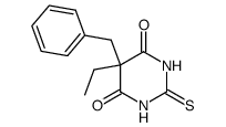 5-ethyl-5-benzyl-2-thio-barbituric acid Structure