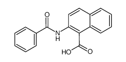 2-benzoylamino-[1]naphthoic acid结构式