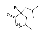 2-bromo-2-isobutyl-4-methyl-valeric acid amide结构式