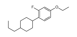 4-ethoxy-2-fluoro-1-(4-propylcyclohexyl)benzene Structure