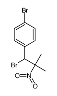 1-bromo-4-(1-bromo-2-methyl-2-nitropropyl)benzene结构式