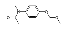 N-(4-(methoxymethoxy)phenyl)-N-methylacetamide结构式