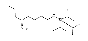 (S)-8-((triisopropylsilyl)oxy)octan-4-amine Structure