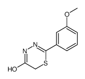 2-(3-methoxyphenyl)-4H-1,3,4-thiadiazin-5-one Structure