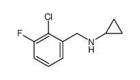 (2-chloro-3-fluorobenzyl)cyclopropylamine结构式