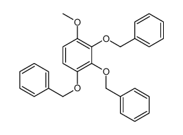 1-methoxy-2,3,4-tris(phenylmethoxy)benzene Structure