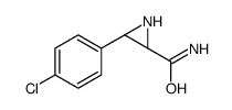(2R,3R)-3-(4-chlorophenyl)aziridine-2-carboxamide结构式