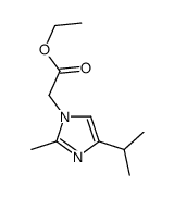 ethyl 2-(2-methyl-4-propan-2-ylimidazol-1-yl)acetate Structure