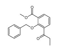 methyl 2-phenylmethoxy-3-propanoylbenzoate结构式