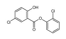 (2-chlorophenyl) 5-chloro-2-hydroxybenzoate结构式