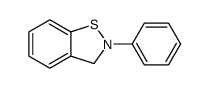 2-phenyl-3H-1,2-benzothiazole结构式