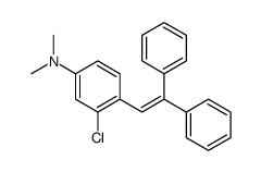 3-chloro-4-(2,2-diphenylethenyl)-N,N-dimethylaniline Structure