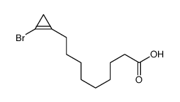 9-(2-bromocyclopropen-1-yl)nonanoic acid结构式