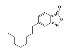 5-octyl-1-oxido-2,1,3-benzoxadiazol-1-ium结构式