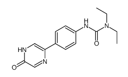 1,1-diethyl-3-[4-(6-oxo-1H-pyrazin-3-yl)phenyl]urea Structure