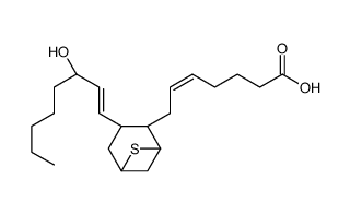 (Z)-7-[(1S,2R,5S)-3-[(E,3S)-3-hydroxyoct-1-enyl]-7-thiabicyclo[3.1.1]h ept-2-yl]hept-5-enoic acid结构式