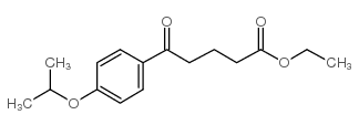 ETHYL 5-OXO-5-(4-ISOPROPOXYPHENYL)VALERATE结构式