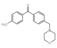 4-METHYL-4'-MORPHOLINOMETHYL BENZOPHENONE结构式