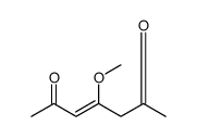 3-Heptene-2,6-dione, 4-methoxy结构式