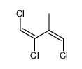 3-methyl-1,2,4-trichloro-1,3-butadiene, E,Z-isomer Structure