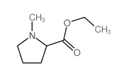ethyl 1-methylpyrrolidine-2-carboxylate Structure