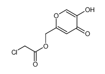 (5-hydroxy-4-oxopyran-2-yl)methyl 2-chloroacetate Structure