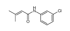 3-methyl-crotonic acid-(3-chloro-anilide)结构式