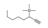 trimethyl(oct-1-yn-3-yl)silane Structure