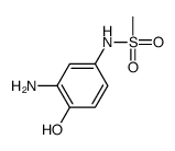 N-(3-amino-4-hydroxyphenyl)methanesulfonamide结构式