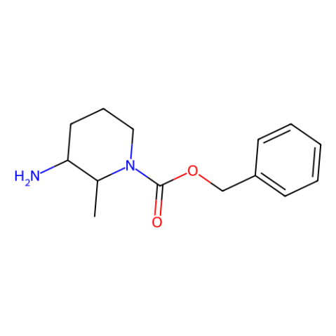 cis-3-Amino-2-methyl-N-Cbz-piperidine结构式
