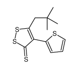 5-(2,2-dimethylpropyl)-4-thiophen-2-yldithiole-3-thione Structure