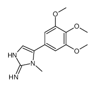 1-methyl-5-(3,4,5-trimethoxyphenyl)imidazol-2-amine Structure